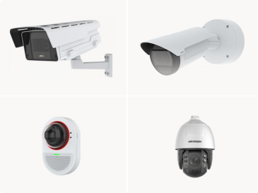 Présentation de différents formats de caméras de vidéosurveillance